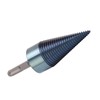 Firewood Split Drill Bit Square Shank BluePlated Screw Cone Head