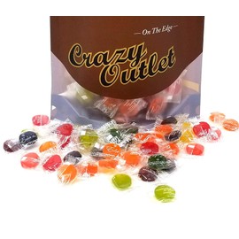 CrazyOutlet Eda's Sugar Free Hard Candy Mixed Fruit Kosher Candy, Naturally Sweetened, 1 Lb