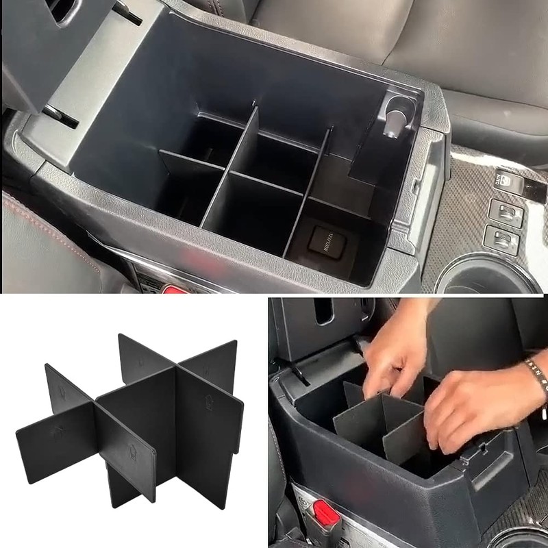 EDBETOS Center Console Organizer Insert Dividers Compatible with Toyota 4Runner
