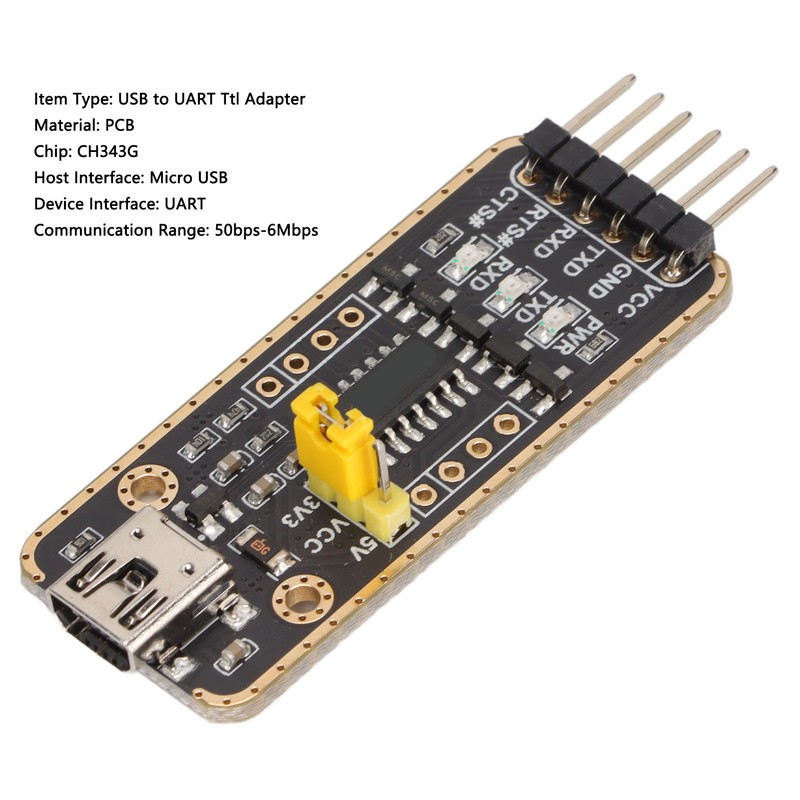 2pcs USB to UART Ttl Adapter For CH343G Chip Double