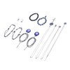 6 Pcs Scary Eye Bracelet Blue Eyes Good Luck Amulet