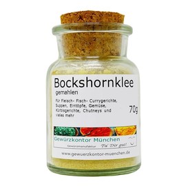 Fenugreek Seeds Ground 70 g in Glass Spice Kontor Munich