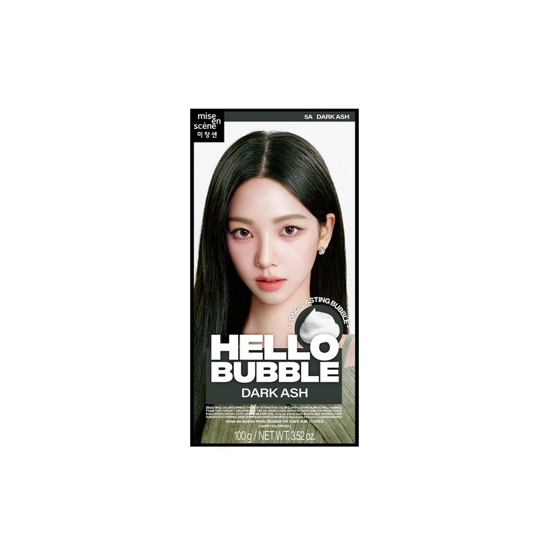 Mise-en-scène New Hello Bubble 5A Dark Ash 100g / 미쟝센