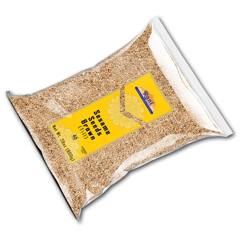 Rani Sesame Seeds Whole Brown, Raw (Till) 28oz (800gm) ~