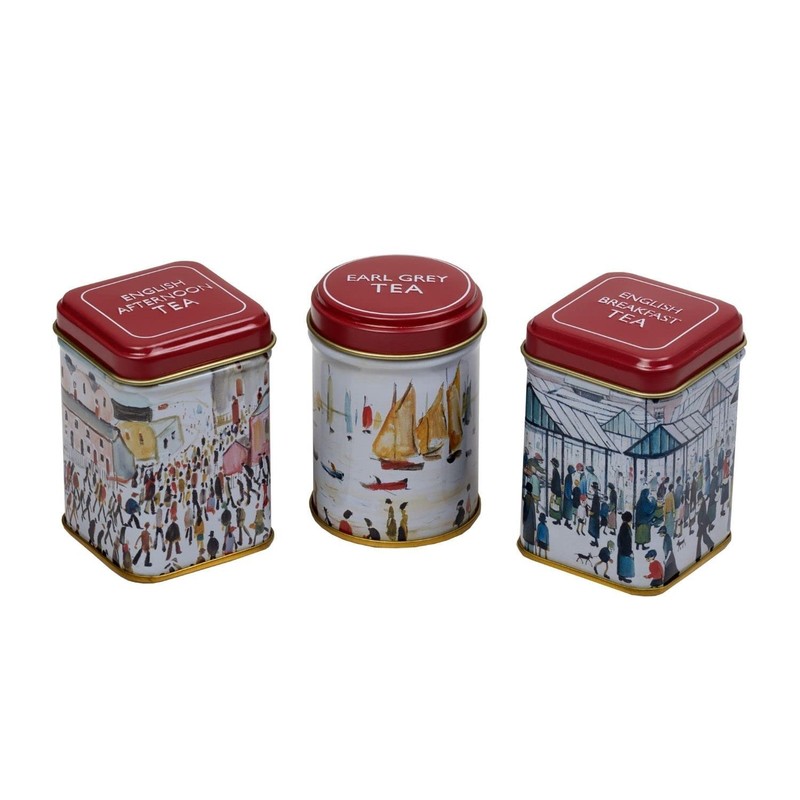 New English Teas The Lowry Mini Tea Tin Set of