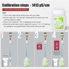 GIDIGI 1413μS/cm Calibration Solution, 4 * 50ML TDS EC Salinity
