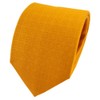 TigerTie Satin Silk Tie Yellow Daffodil Yellow Dark Yellow Patterned