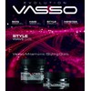Vasso Styling Hair Gel The Rock 05 Mnemonic Gum, Silver,