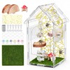 Hysagtek Jumping Spider Enclosure, Acrylic Arboreal Tarantula Enclosure Small Reptile