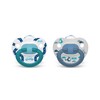 NUK Comfy Orthodontic Pacifiers, Blue Assorted, 18-36 Months, 2 Count,