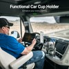 Upgraded Cup Holder Phone Holder for Car, 2-in-1 Cup Holder