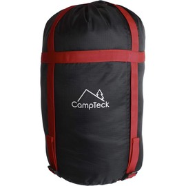 CampTeck U6954 - Leichte Kompressionssack Wasserabweisend Packsack Schlafsack für Schlafsack, Kleidung, Reisen, Camping, Outdoor - schwarz