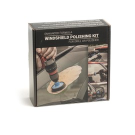 GLASS POLISH DIY 3” Windshield Polishing Kit with Enhanced Cerium Oxide Formula – Remove Wiper Blade Damage, Fine Scratches, Haziness, Water Spots – Restore Glass Clarity and Shine - GP21007