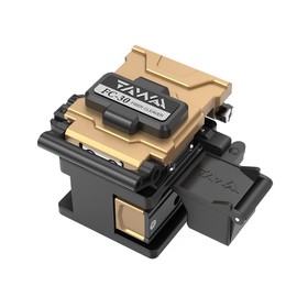 TAWAA FC-30 High-precision fiber cleaver, Fiber Optic Cutting Tool Wire Stripping Machine, FTTH Fiber Optic Tools Knife Cutter,Double fixture standard, High-precision 48000 Cleaves Built in Wast Bin