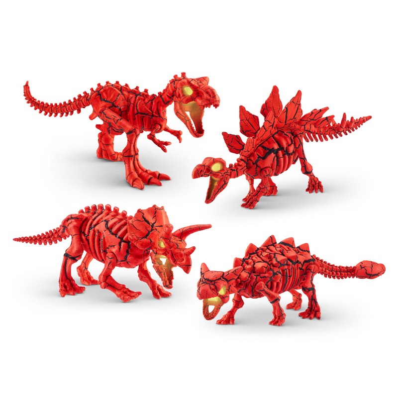 ROBO ALIVE-Dino Fossil FIND-Series 2 Surprise Egg Volcano Stegosaurus