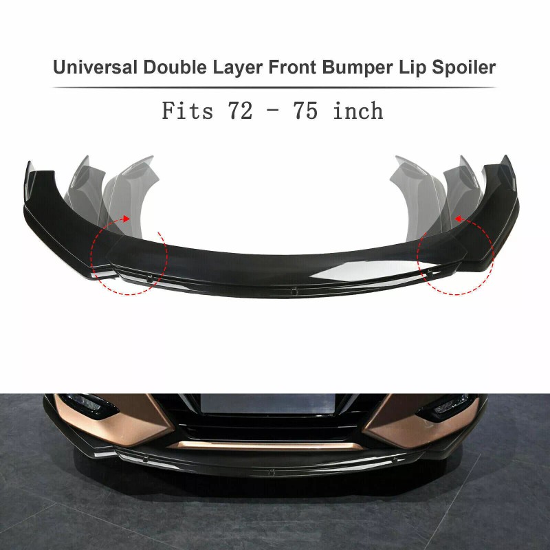 Unbranded Front Bumper Spoiler Body Kit / Side Skirt For