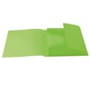 HERMA 19508 Portfolio Folders A4 Translucent Light Green, Pack of