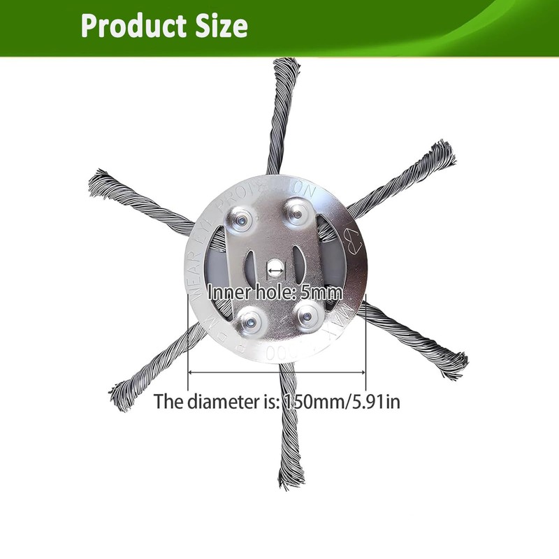 2026 New Universal Steel Wire Grass Trimmer Head,6 Size Steel