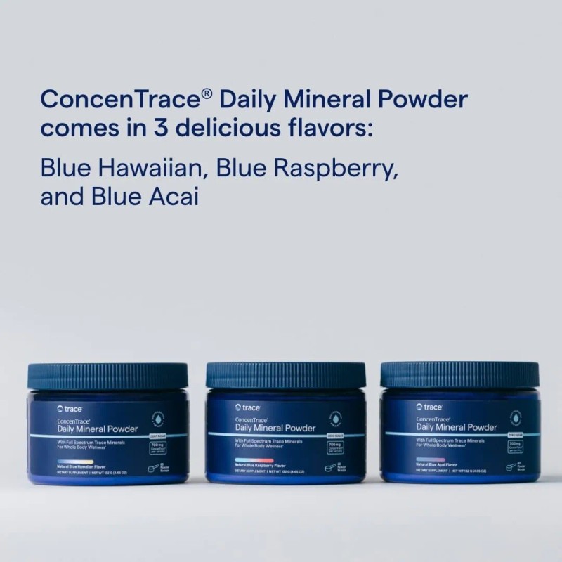 Trace Minerals Concentrace Daily Mineral Powder Sin Azúcar