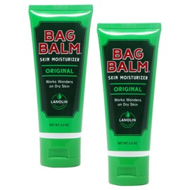 Bag Balm Bálsamo deportivo hidratante para la piel, paquete de 2, crema de gamuza, lubricante antirozaduras y fricción, fabricado en los Estados Unidos