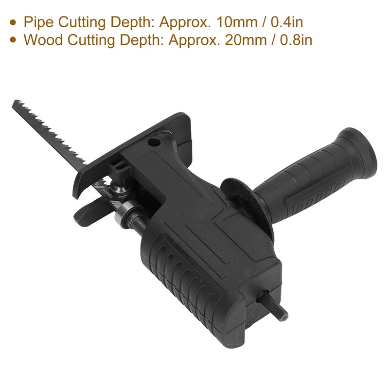 Electric Drill to Reciprocating Saw Adapter Chainsaw Conversion Head Saw