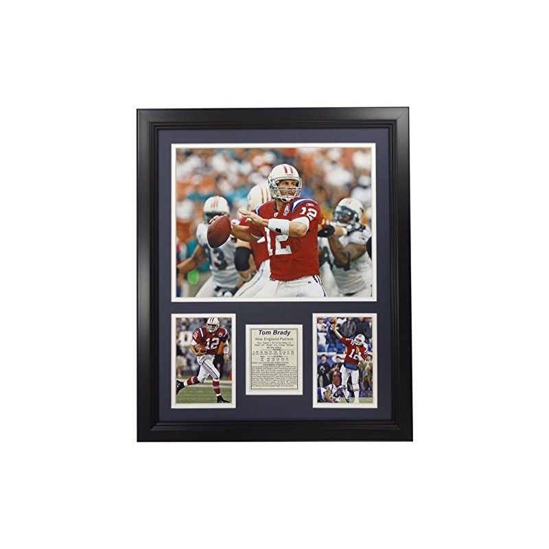 Legends Never Die Tom Brady Home Framed Photo Collage, 16"