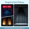 Two Layers Backdrop Made with One Piece Chiffon Tulle &
