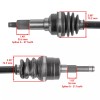 Caltric Front Left Complete CV Joint Axle for Yamaha Kodiak