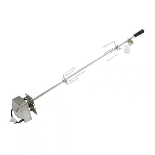 Spire 32 in. Stainless Steel Rotisserie Grilling Kit with Motor,