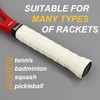 Senston テニス/バドミントン/スカッシュ用の3枚セットラケットグリップテープ - 滑り止め吸収オーバーグリップ