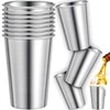 Honeydak 12 Pack Stainless Steel Cups 16 oz Metal Camping