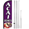 ACAI BOWLS - Windless Swooper Flag Kit 15' Tall Large
