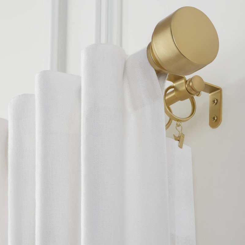 MODE Premium Collection Double Curtain Rod Set (1 1/8" Front