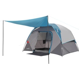 Camping Tent, Tent for Camping, Easy Set up Camping Tent for 4 Person Outdoor Traveling, Light Blue