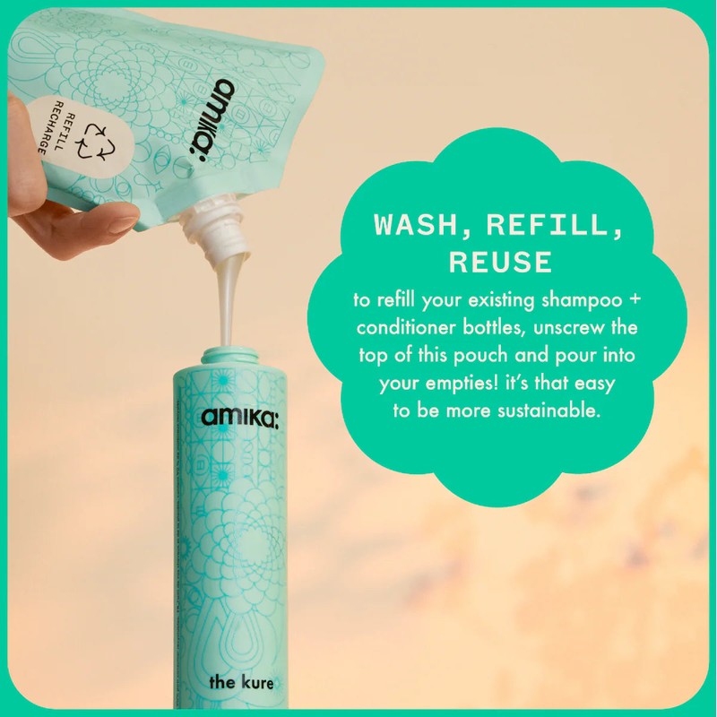 Amika The Kure Bond Repair Shampoo 60 ml.