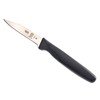 Mercer Culinary Millennia Black Handle Paring Knife, Clip Point Blade,