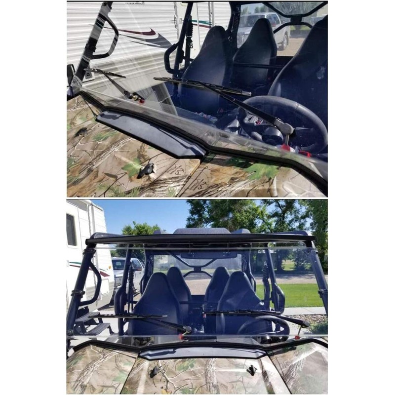 Valchoose Upgraded Universal UTV Windshield Wiper Kit, Index Any Position