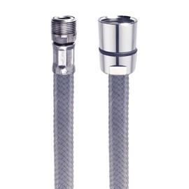Succsale-Deante Shower Hose - Replacement Hose M15/1 x 1/2 Inch x 150 cm Plastic Grey