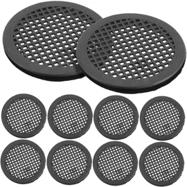 Levemolo 10 Pack Ventilation Covers Mesh Air Vent Covers Round Cabinet Air Vent Holes Pp Plastic