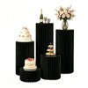 Jueraori Cylinder Stands for Party, 5 PCS Round Display Pedestal