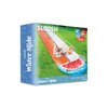 SLOOSH Water Slides with 2 Inflatable Boards,22.5ft Double Lane Lawn