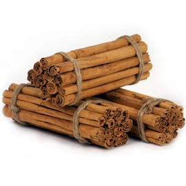 Ceylon's Finest True Alba Cinnamon | 5" Long Quills | 2021 Fresh Harvest | Naturally Sweet Cinnamomum Zeylanicum (Verum) Sticks | Sri Lanka Luxury Spices | 200 Grams (Approx 35-40 Quills)