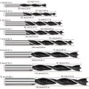 KEWAYO Brad Point Wood Drill Bit - 8 Pcs 3-10mm
