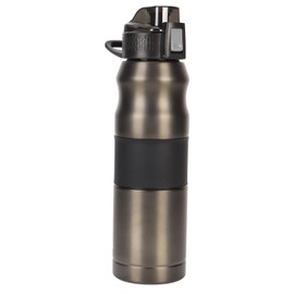 Stainless Steel Vacuum Insulation Bottle 22oz Lasting Thermal Sports Cup Water Bottle for Traveling Sports Black