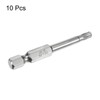 sourcing map 10pcs T20 Security Torx Bit 1/4" Hex Shank