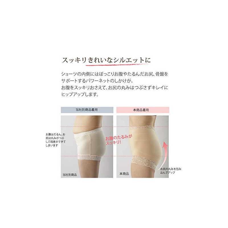 Kokoroze Stylish Shorts, Absorbent Shorts, 1 Piece, Beige, Size M