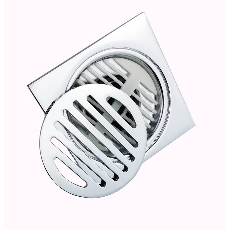 Qrity Stainless Steel Floor Drain Bathroom Shower Kitchen Waste Grid