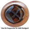 MSA Skullgard Full Brim Hard Hat With STAZ ON Suspension