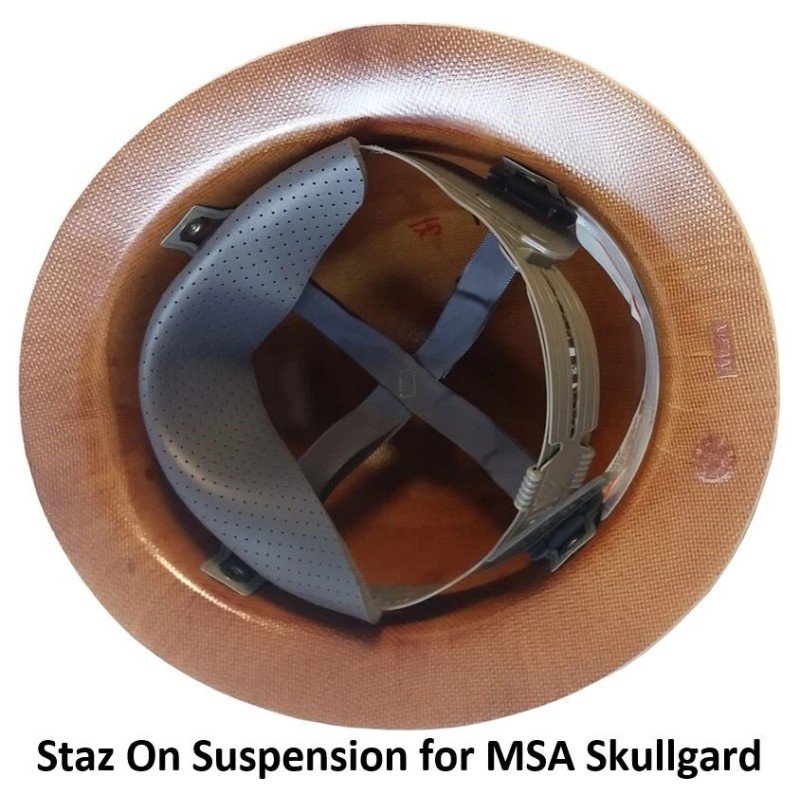 MSA Skullgard Full Brim Hard Hat With STAZ ON Suspension
