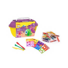 Jovi - Play&Fun Aliens, Modeling Clay kit for Children, Cutouts + 24 plasticine Sticks + Modeling Tools to Create Monsters and Aliens
